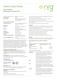 e-NRG Safety Data Sheet
