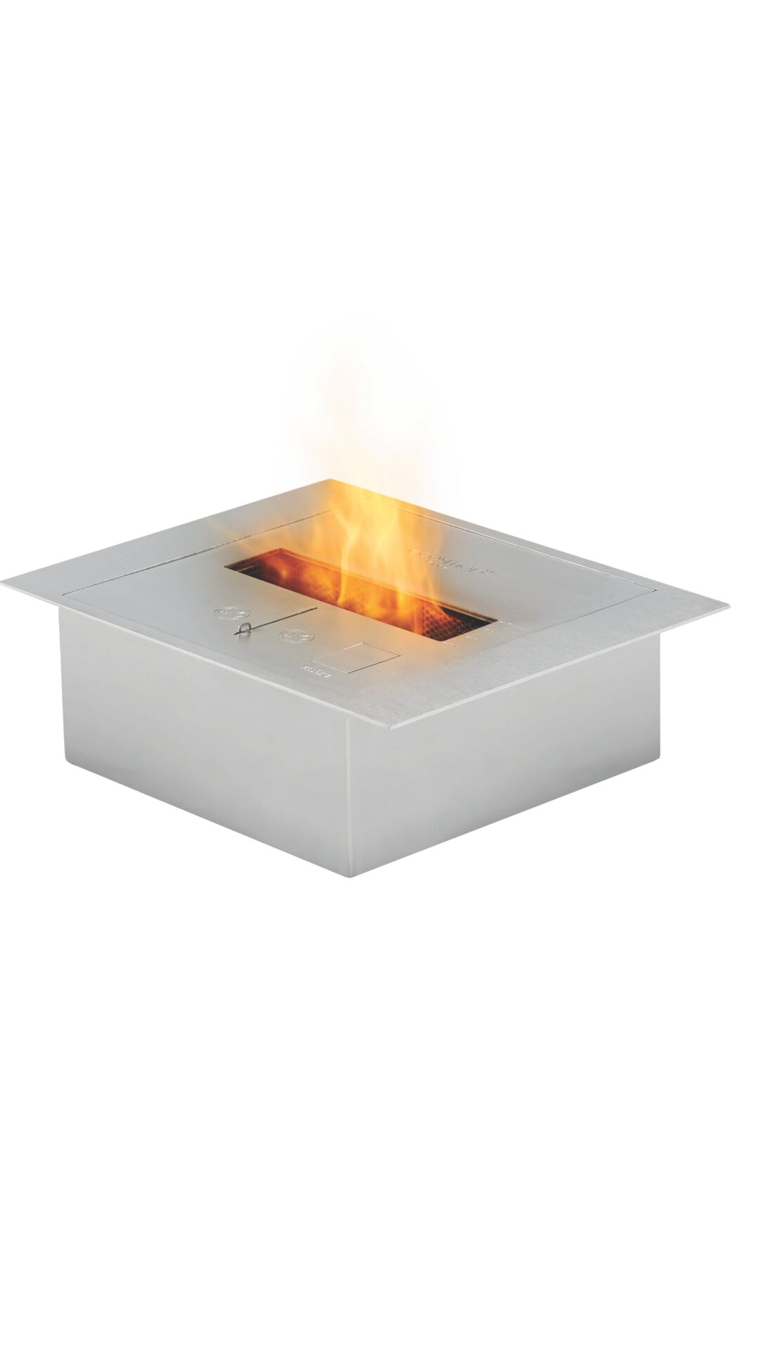 BK5 Ethanol Burner: Stainless Steel Burner - EcoSmart Fire