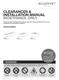 Clearances & Installation Manual