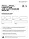 Installation & Operation Manual